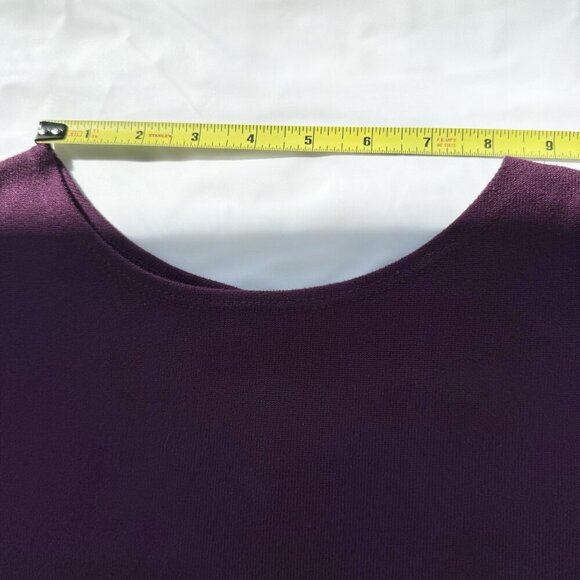 Brit & Bri plum Dolman Long Sleeves Tunic Size Small - Picture 7 of 14